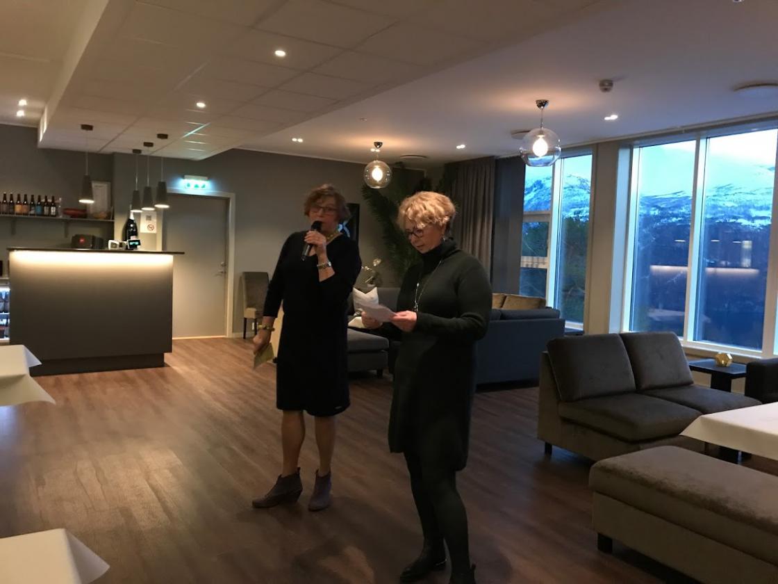 Solveig og Nelly orienterte om planane til Vbk framover.