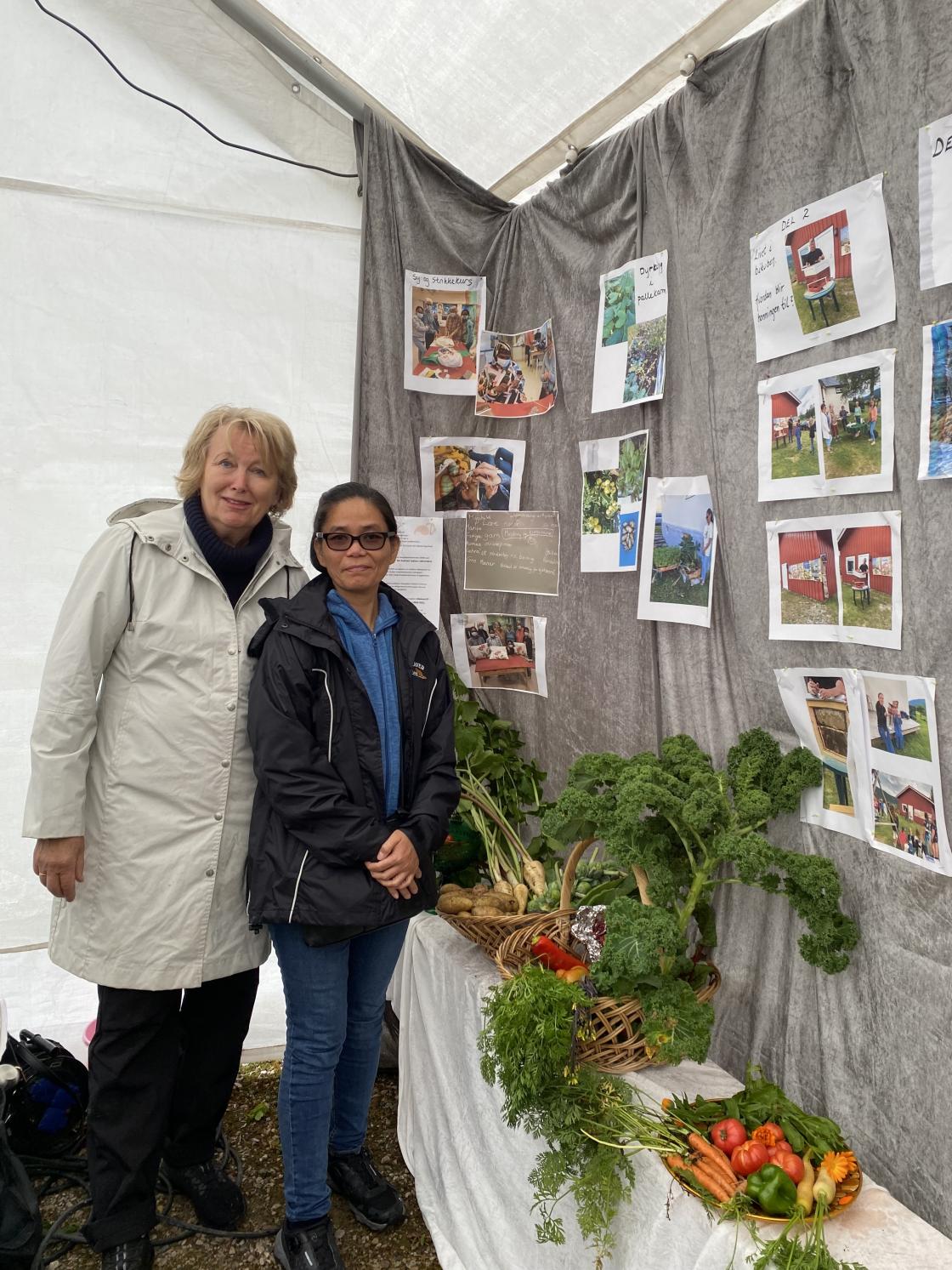 Magnhild og Marife - Kvinner UT- dyrking i pallekarm