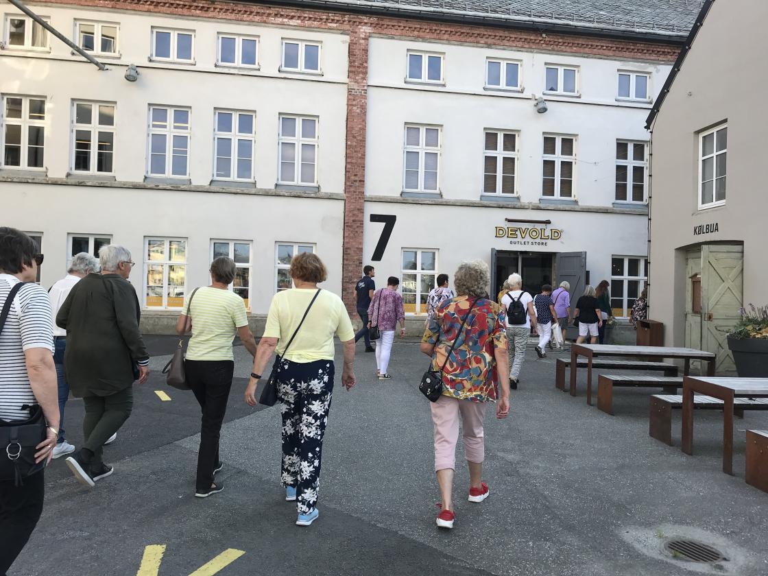 Målet er nådd: Devoldfabrikken i Langevågen.