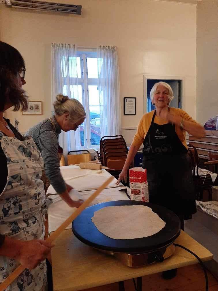 Lefsebaking og steiking!