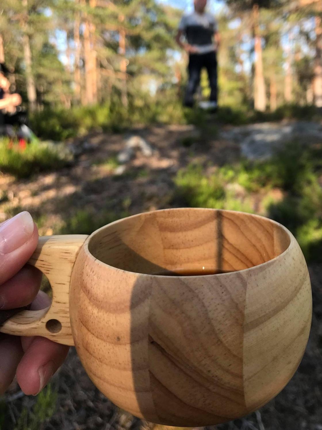 Det smakte godt med kaffe på toppen av Hytteåsen