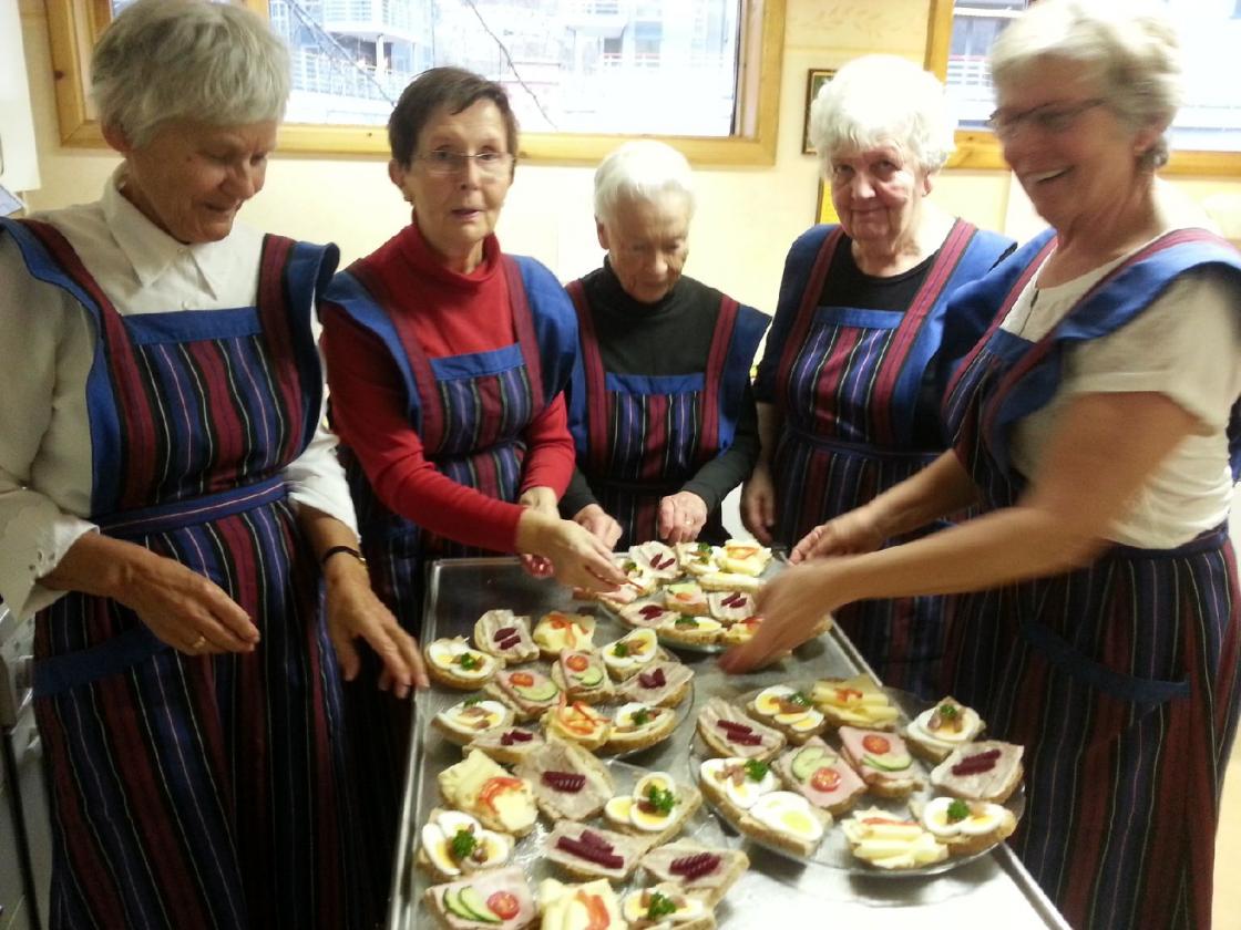 Bygdekvinner i aksjon på Soknehuset