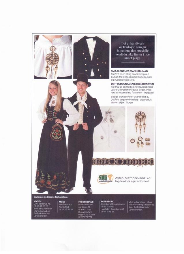 Løkendrakt og Smaalenenes mannsbunad