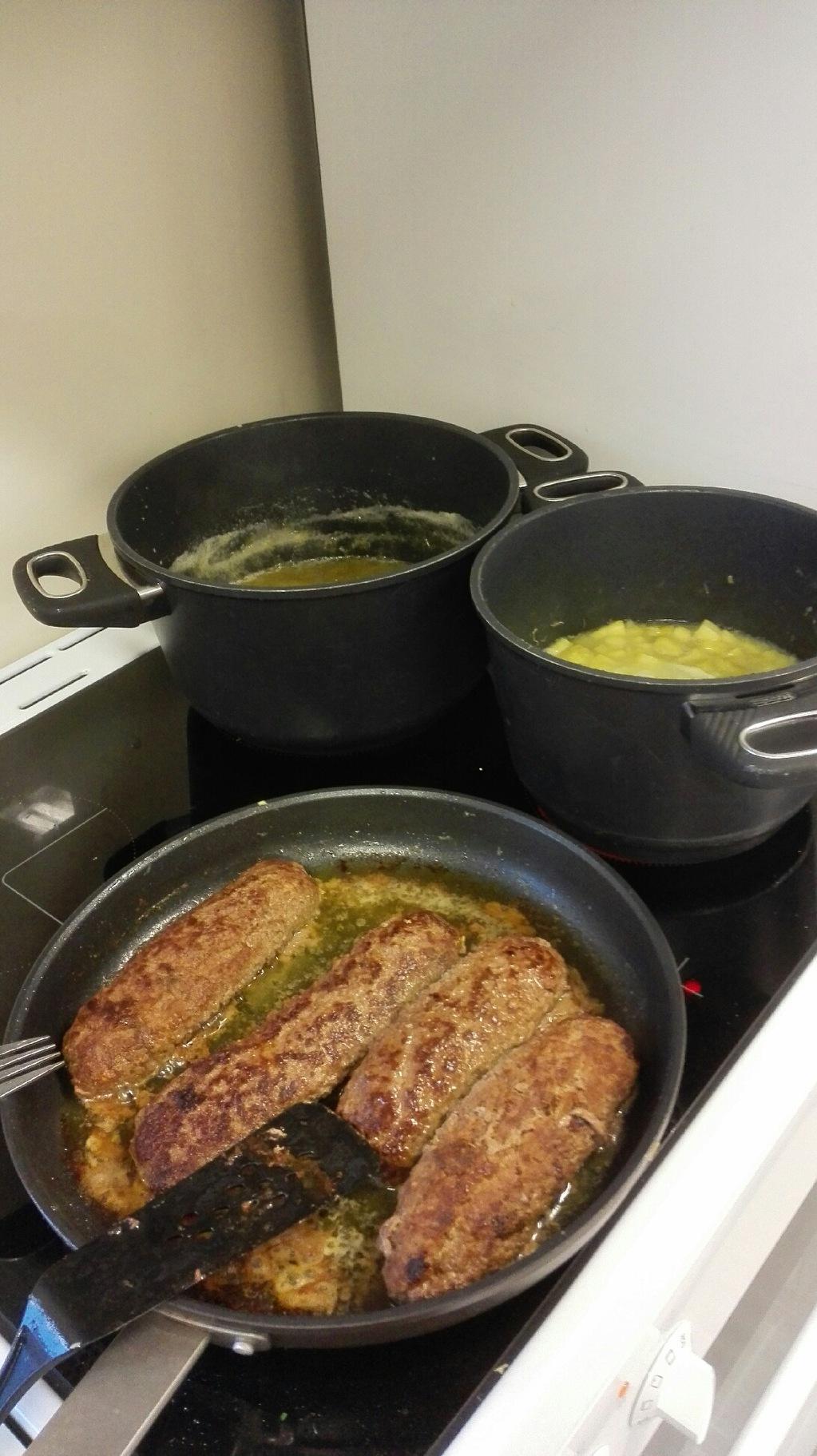 Karbonaderull med eggerøre inni