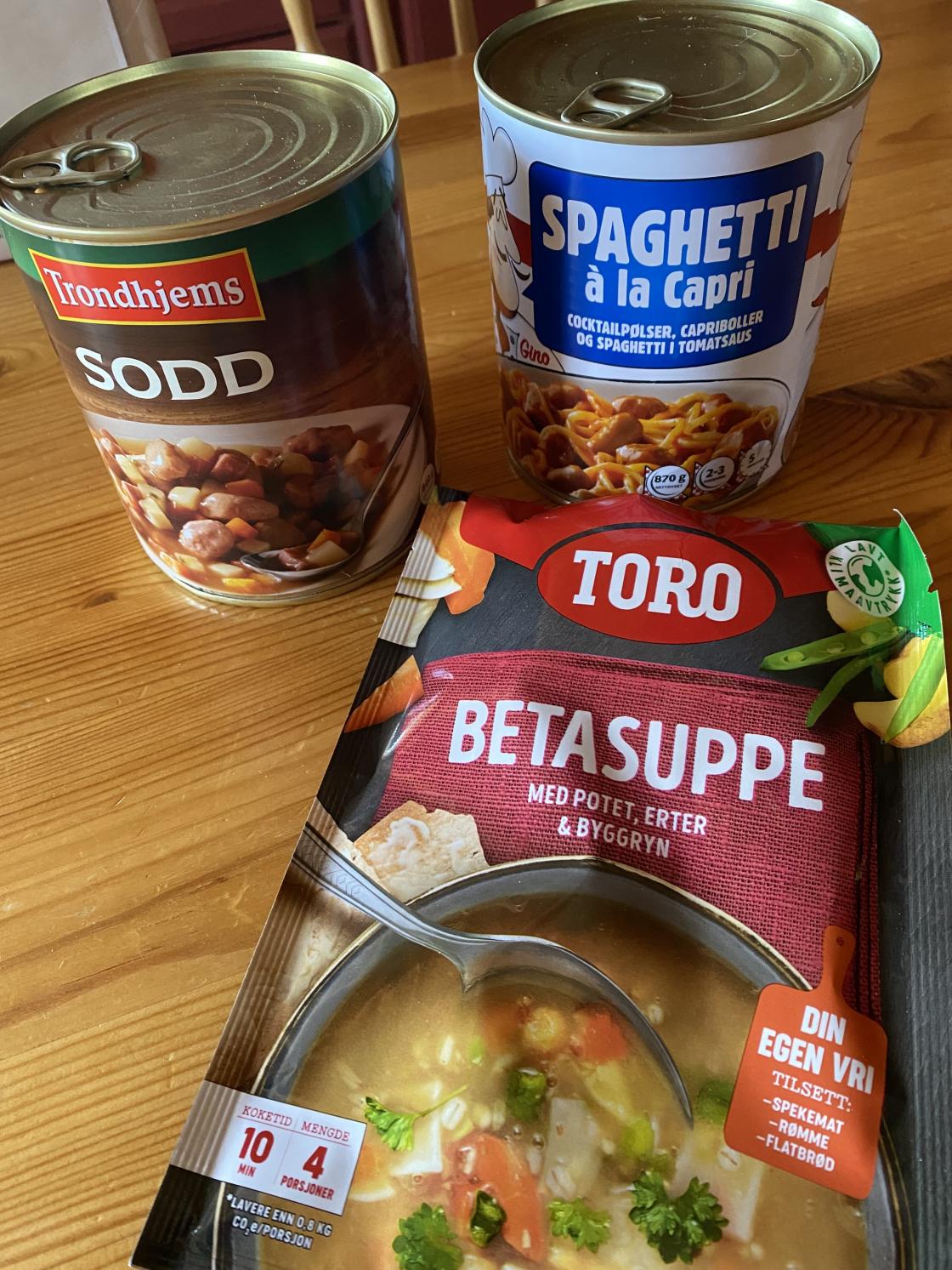 Middagstips til beredskapslageret