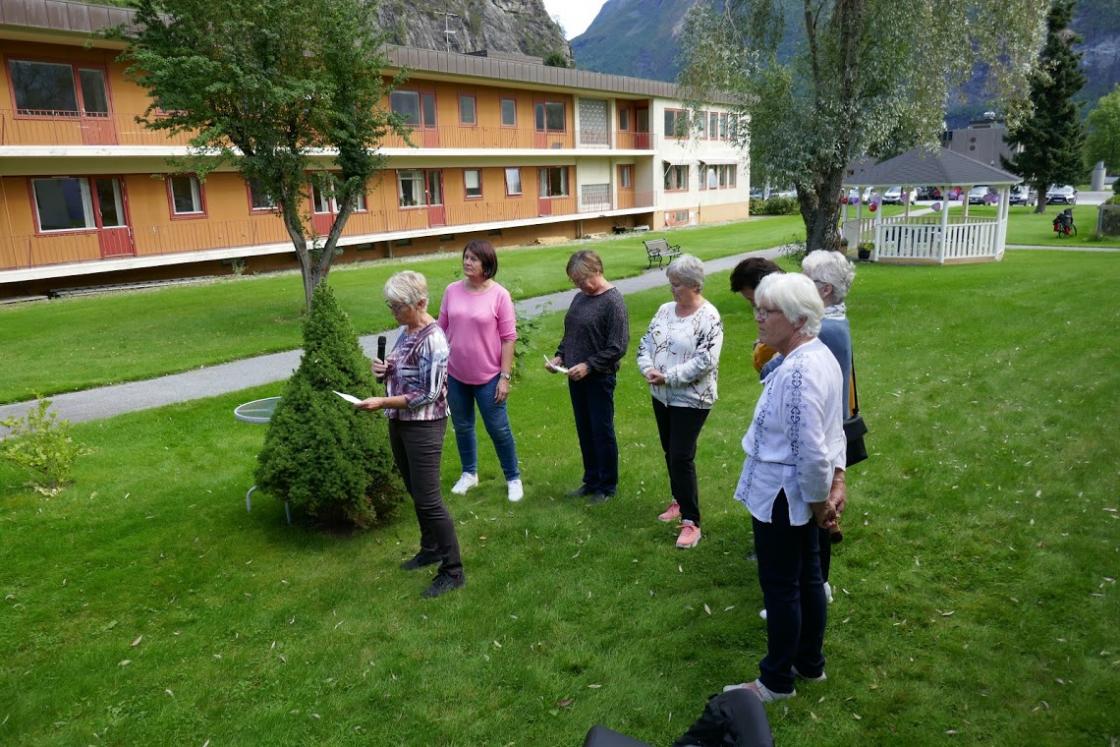 Bodil frå Helselaget fortel om støtta frå Tv-aksjonen.