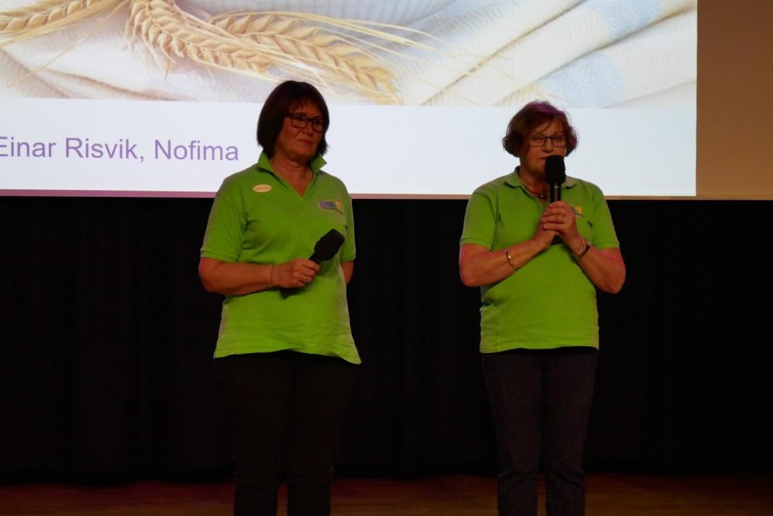 Bjørg og Solveig var dyktige konferansierar!