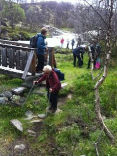 Maren Skari fra Brandbu vandrer over Dovre