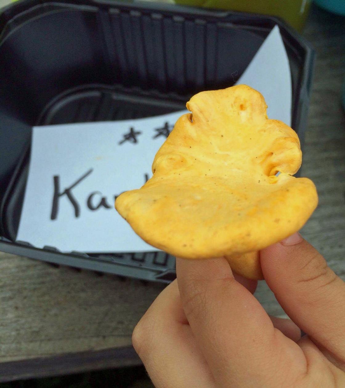 Kantarellen er skogens gull, veldig god.