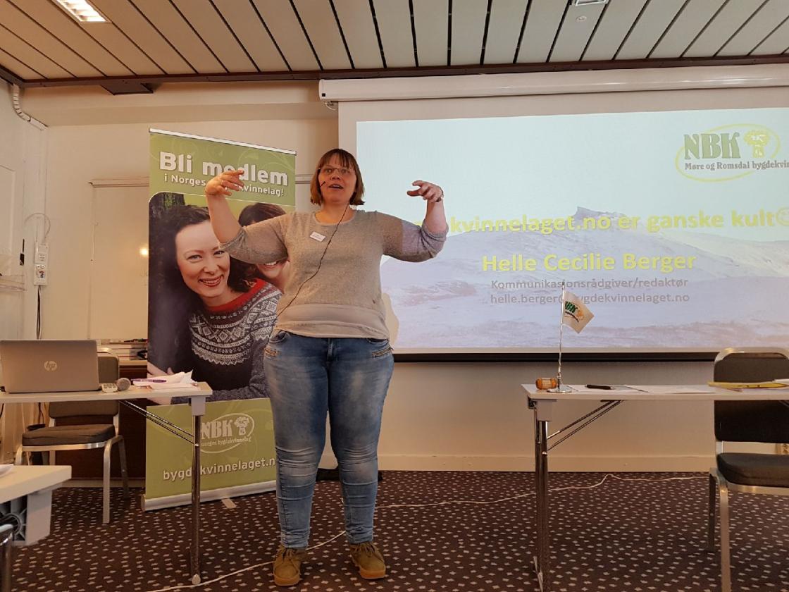 Helle Berger, kommunikasjonsrådgiver i Norges Bygdekvinnelag