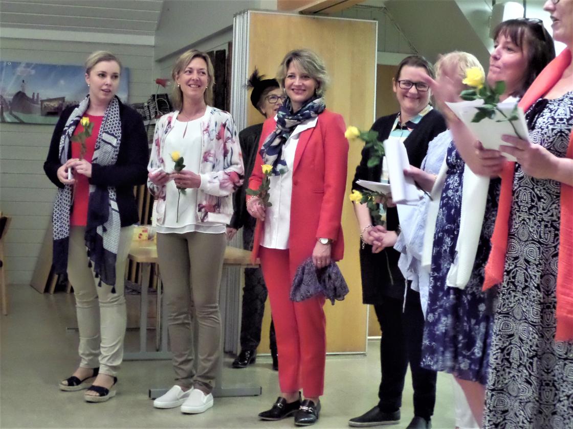 Fra mannekengoppvisningen i april