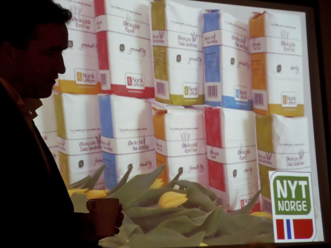 Petter Simonsen med sitt urkorn