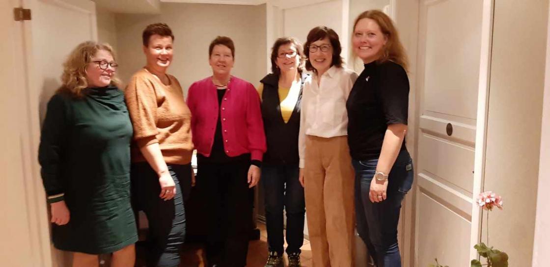 Styret sammen med distriksleder Marit Helene Lund