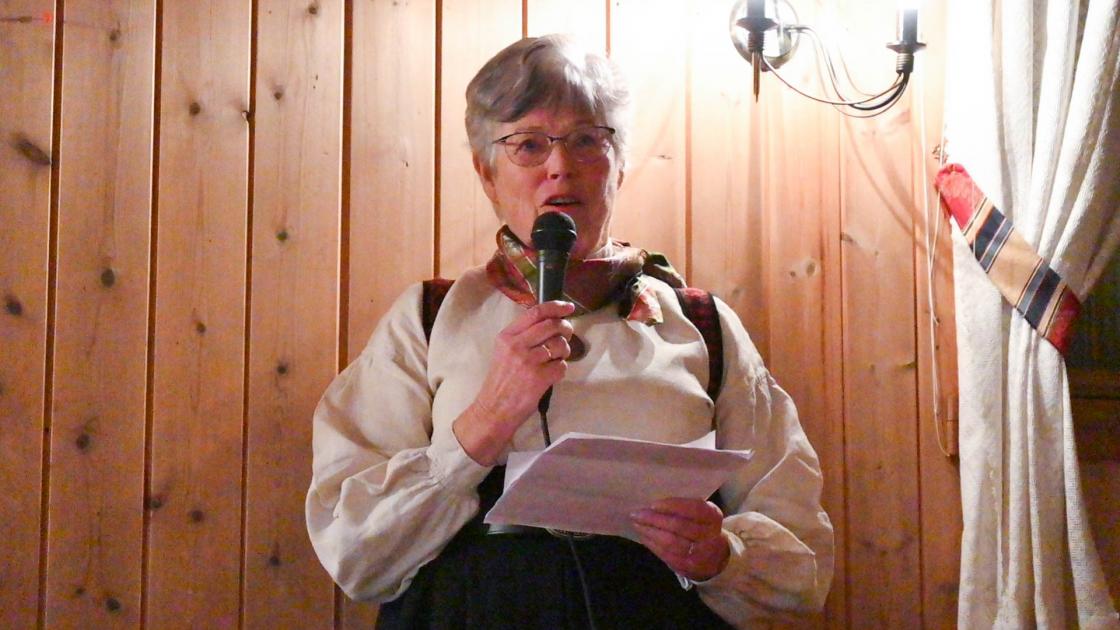 Sigdal Bygdekvinnelag holdt takk for maten talen