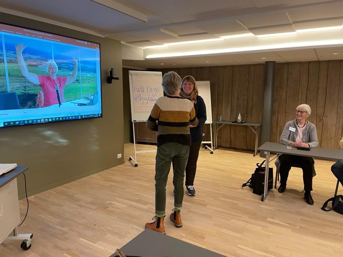 Stor takk til Helle. Ei fantastisk lettvint dame