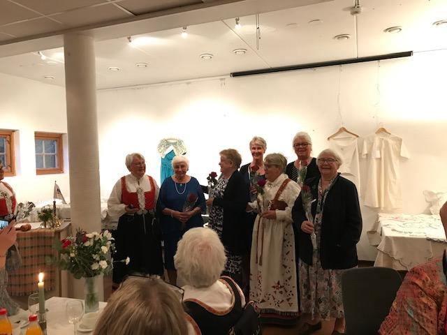 Tidligere ledere ble hedret. Foto: Trine Evensen Tidligere ledere ble hedret. Foto: Trine Evensen