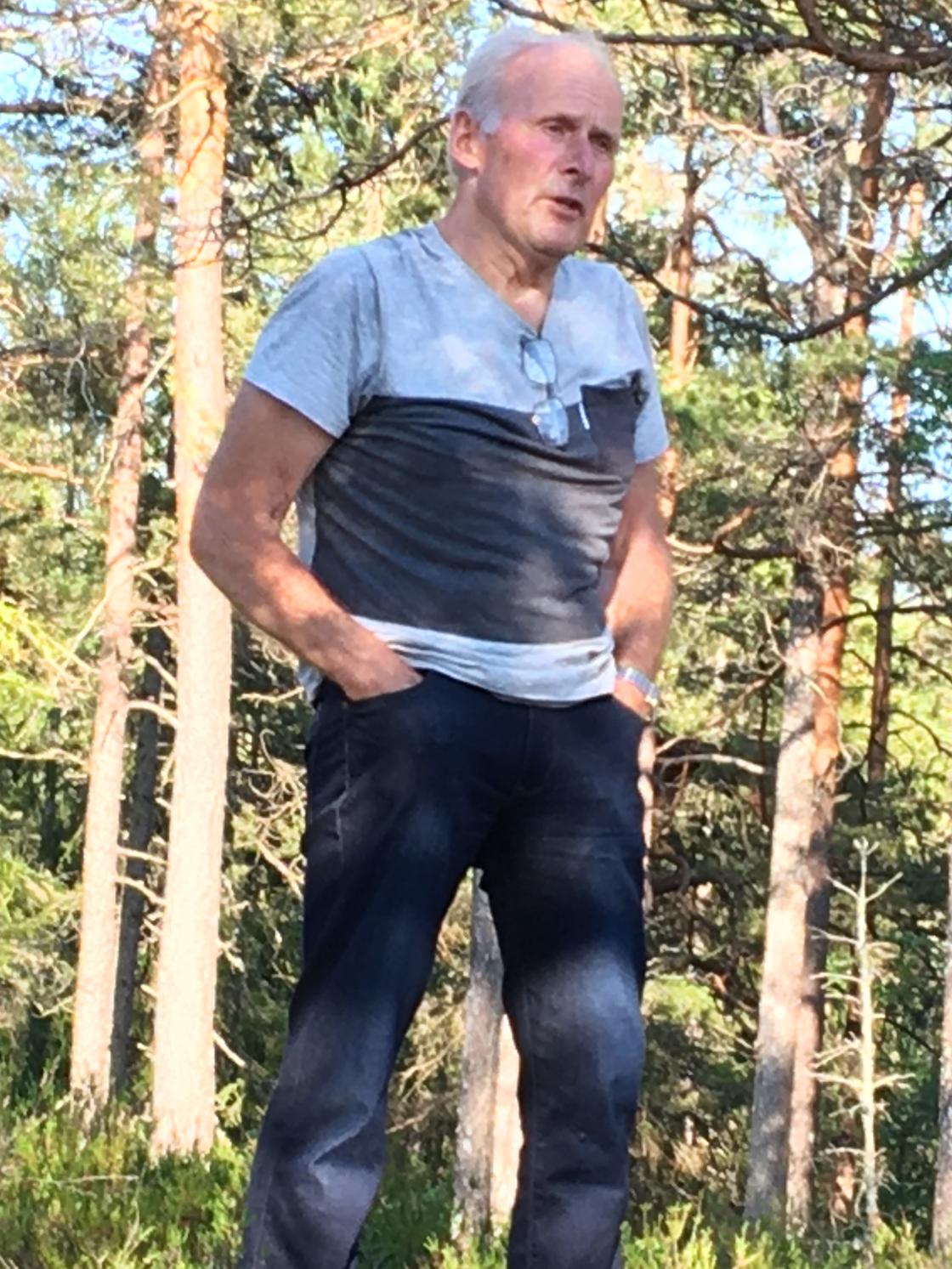 Tor-Erik Saxebøl fortalte om hva som foregikk i området under krigen