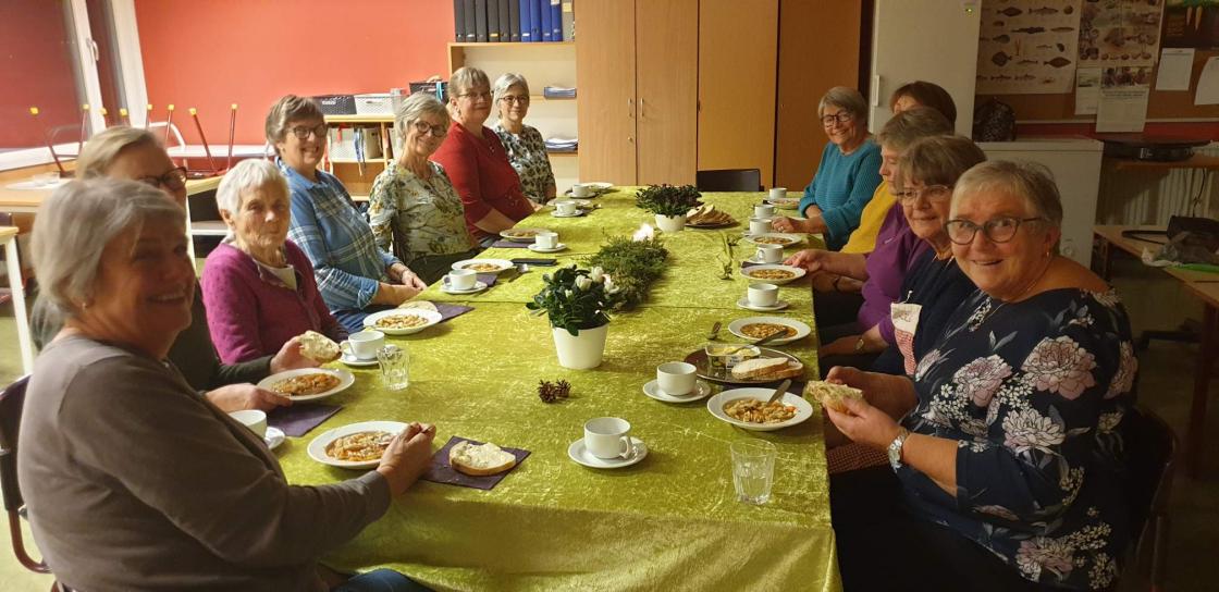 Vi koser oss Foto: Marie Nybakk