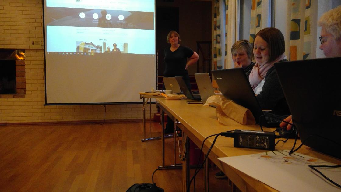 Fra nettsidekurs for fylkesstyrer