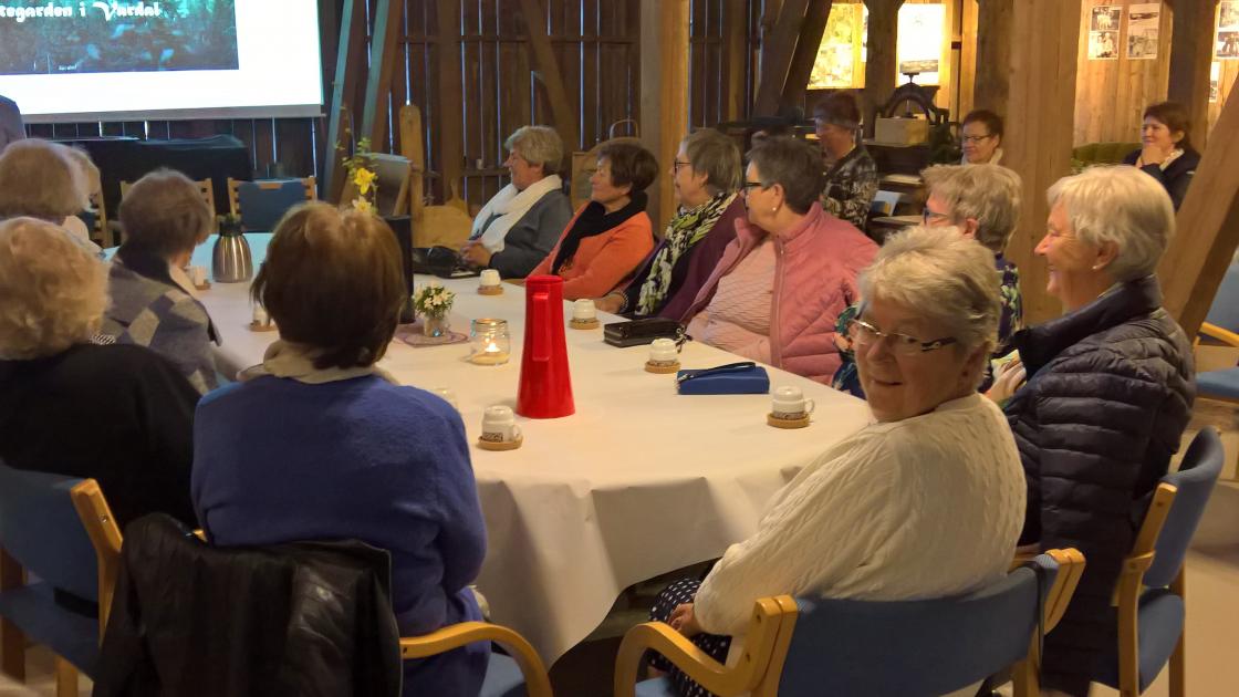 Bygdekvinner på Prestgardslåven.