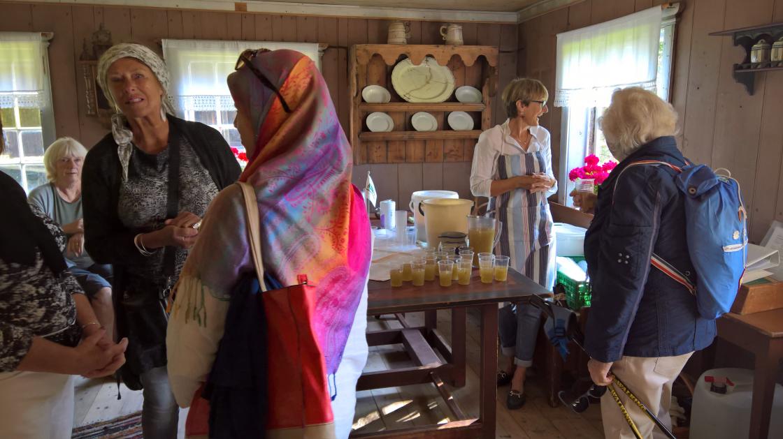 Rabarbrasuppa står klar.