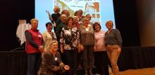 Bygdekvinner frå Møre og Romsdal på seminar.