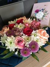 Bjørg seier tusen takk for nydeleg blomsterhelsing på dagen sin!