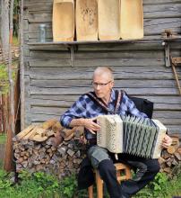 Koselig med trekkspillmusikk