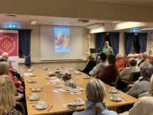 Linn Werner inspirerte med smakfulle retter av søtpotet (foto: Inger S. Haug)