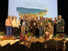 Damene frå Oppland Bygdekvinnelag på Inspirasjonsseminar 