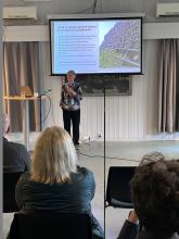 Marit Blekastad holder foredrag på Convivium-konferansen i Lofoten. Foto: Atle Wehn Hegnes, OsloMET.