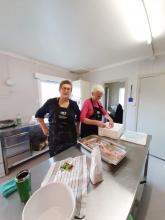 Brita Relling og Monika Frisvold Vågan var to av kurshaldarane.