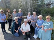 Alfhild, Aud Brit, Peggy, Anne Sigrid, Rigmor, Sissel, Mariann, Marit-Anne, Hilde og Berit