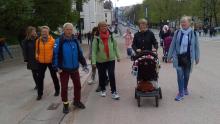 På vei opp mot Slottet