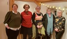 Styret i Vestfold Bygdekvinnelag 2022      Foto: Laila Lauvstad Berg